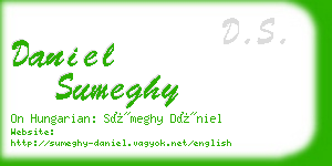 daniel sumeghy business card